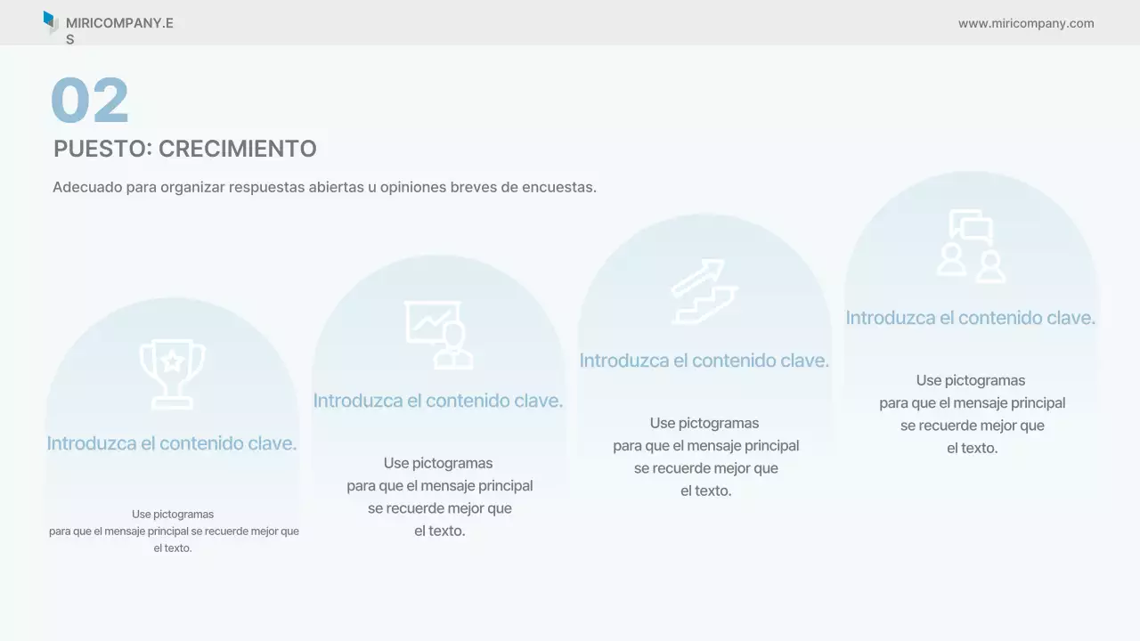 Informe empresarial limpio de Sky Blue