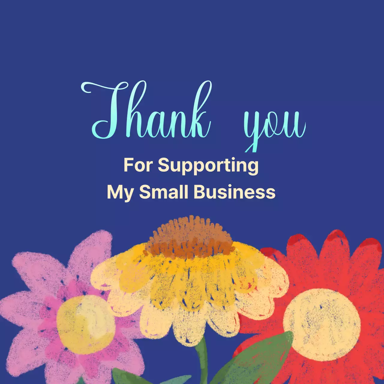 파랑 심플 감사 이벤트