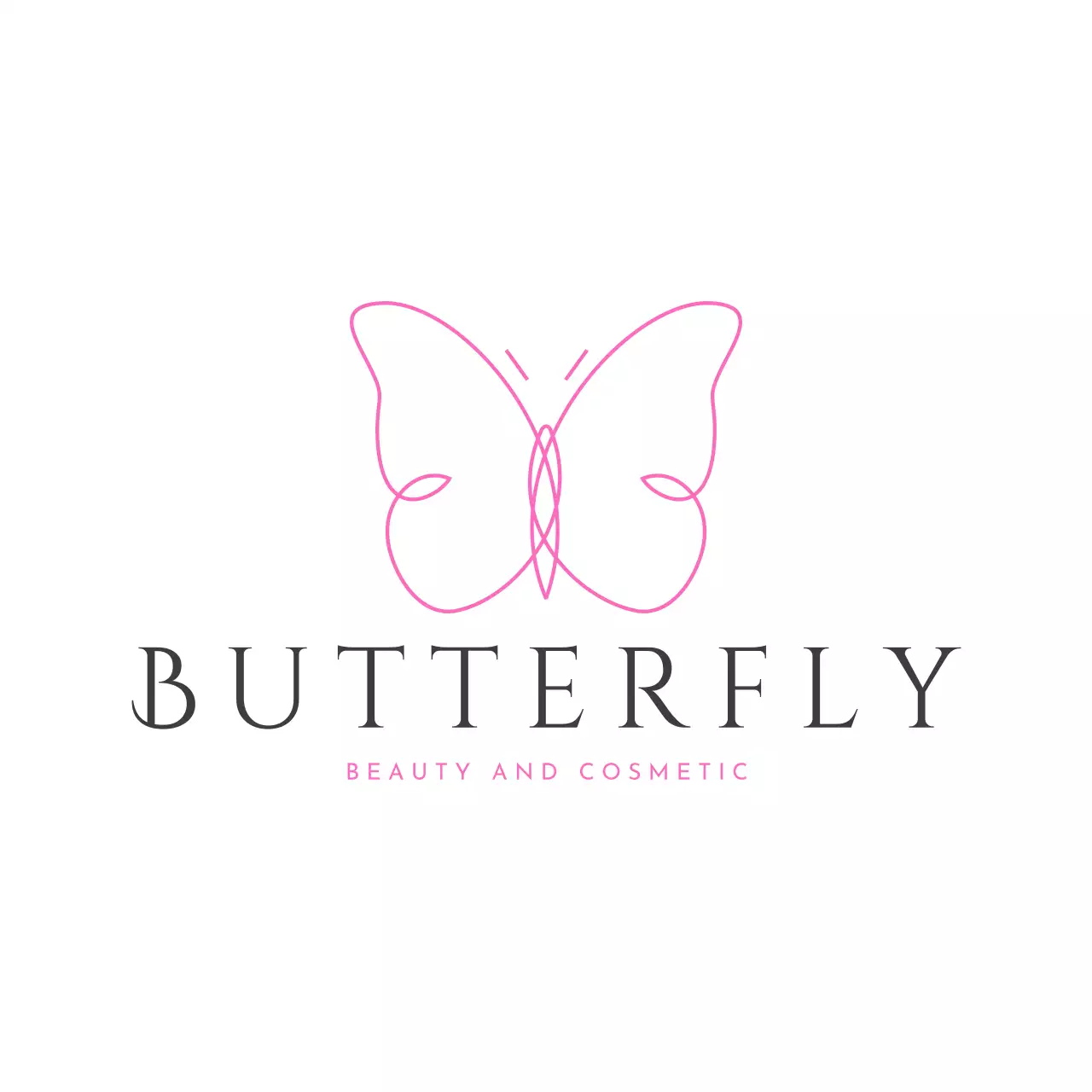 anúncio de beleza minimalista rosa