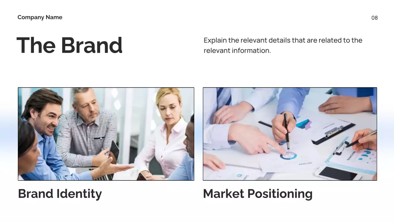 화이트 미니멀 마케팅 문서 프레젠테이션