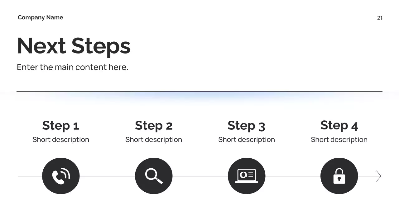 화이트 미니멀 마케팅 문서 프레젠테이션