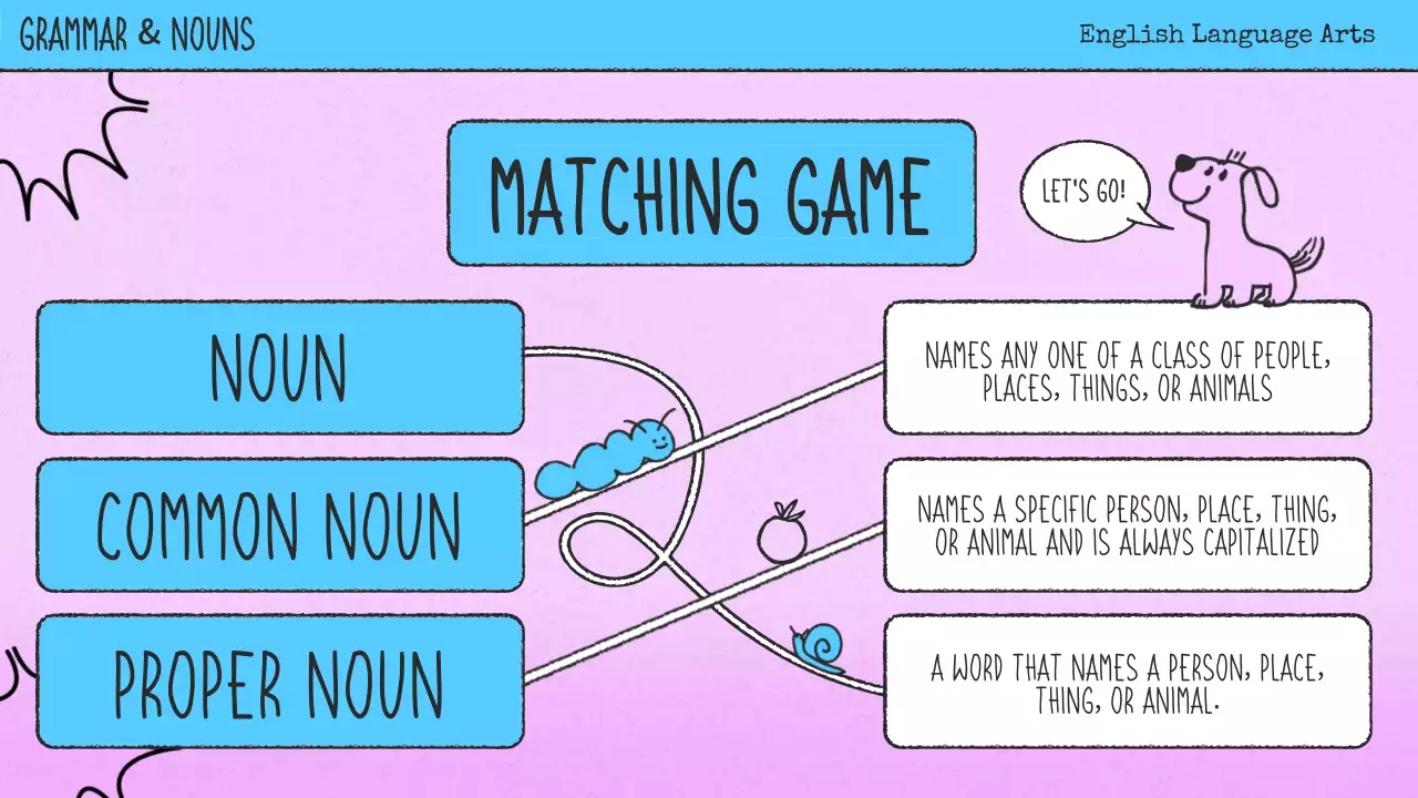 핑크 만화 문법 과정 프레젠테이션