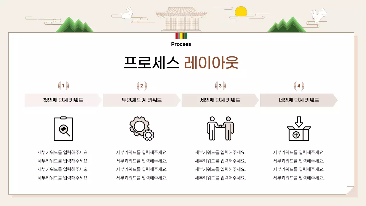 베이지 전통 비즈니스 설명