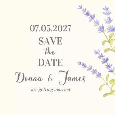 Catat tanggalnya, bunga lavender ungu