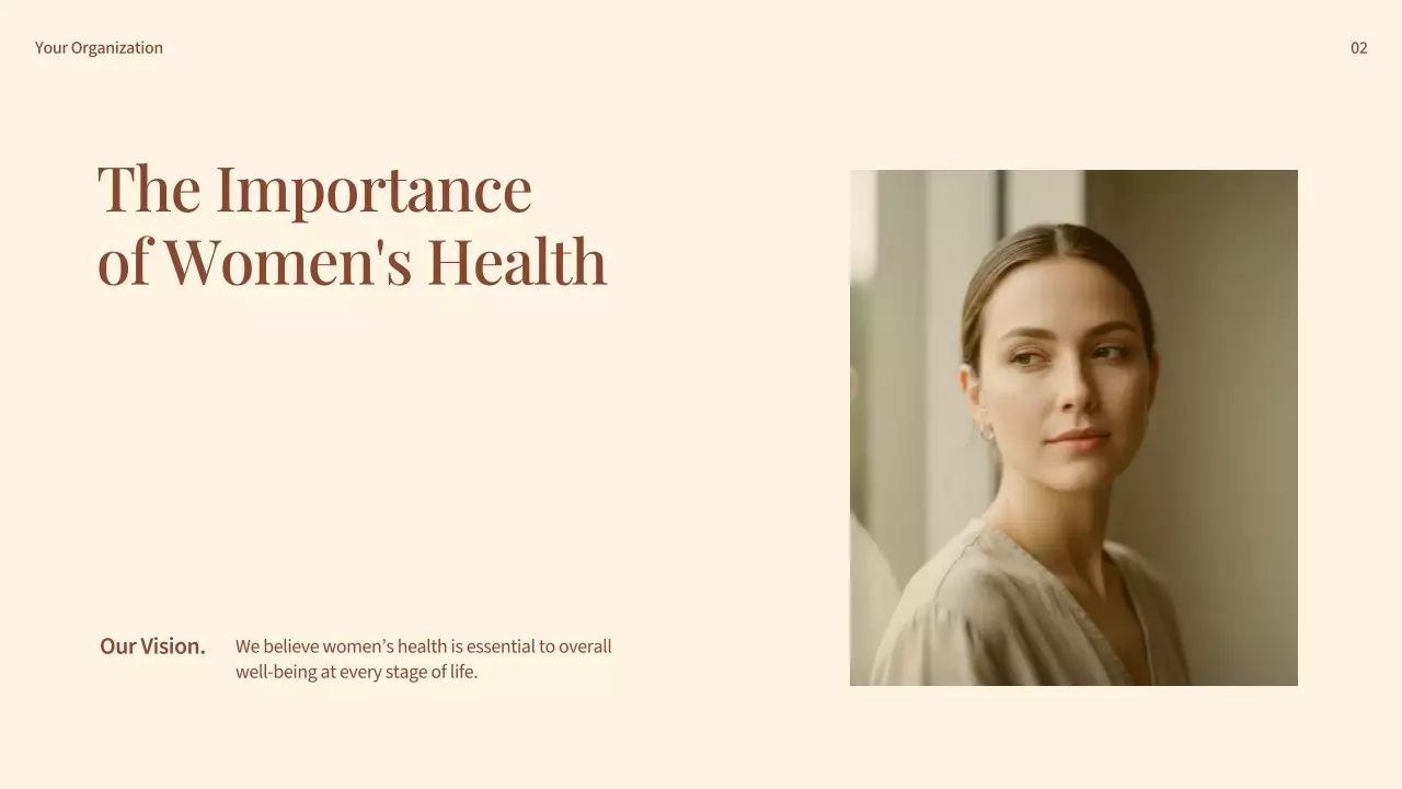 베이지 미니멀 웰니스 강연 발표