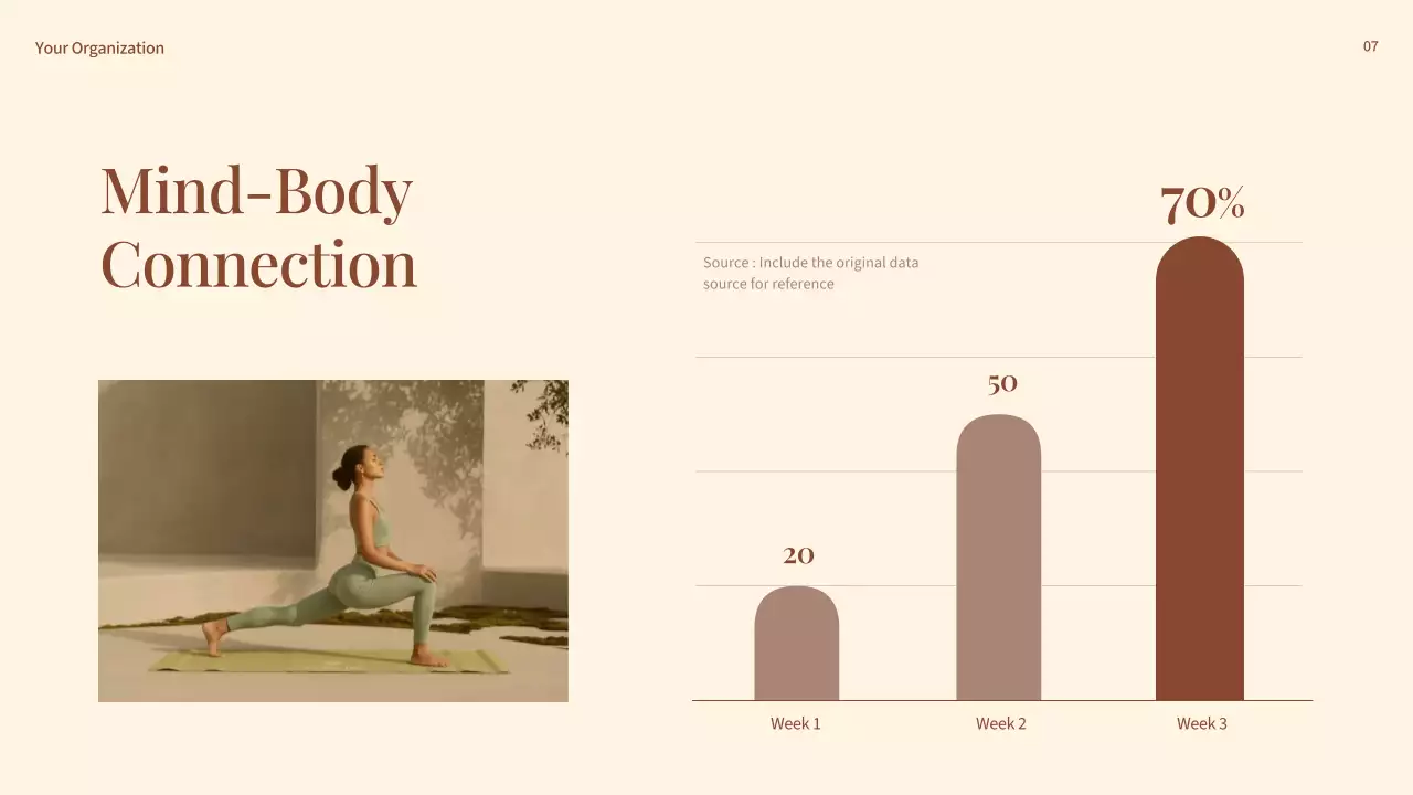 베이지 미니멀 웰니스 강연 발표