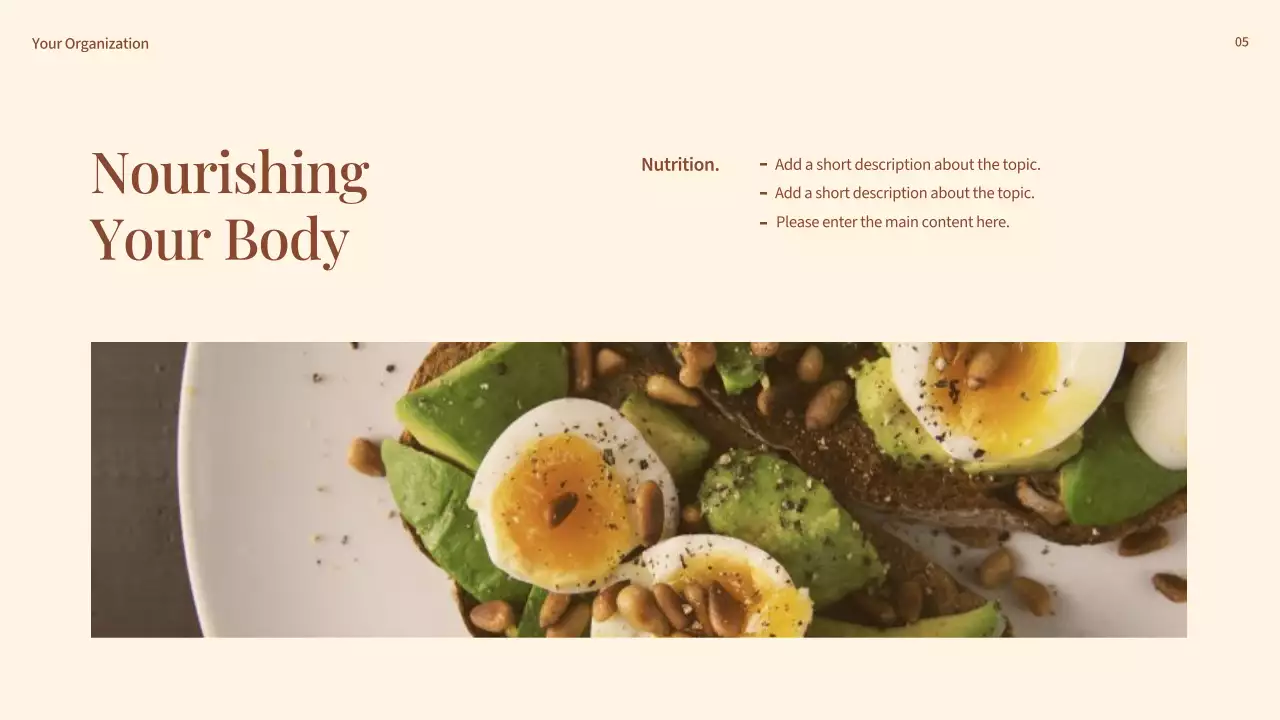 베이지 미니멀 웰니스 강연 발표