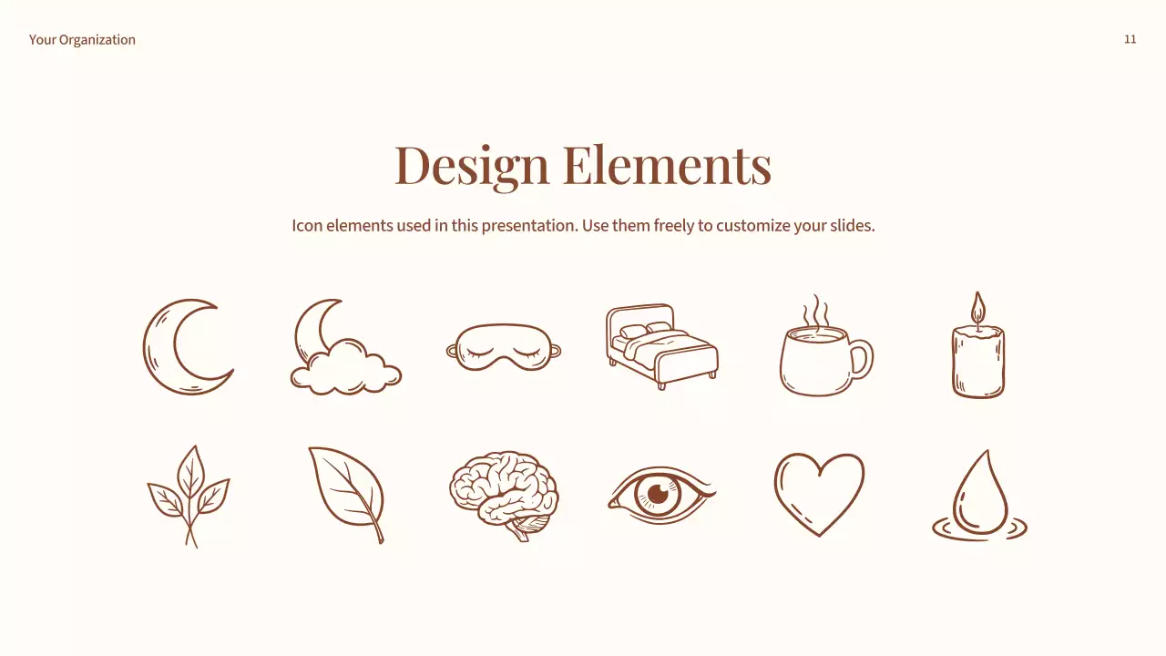 베이지 미니멀 웰니스 강연 발표