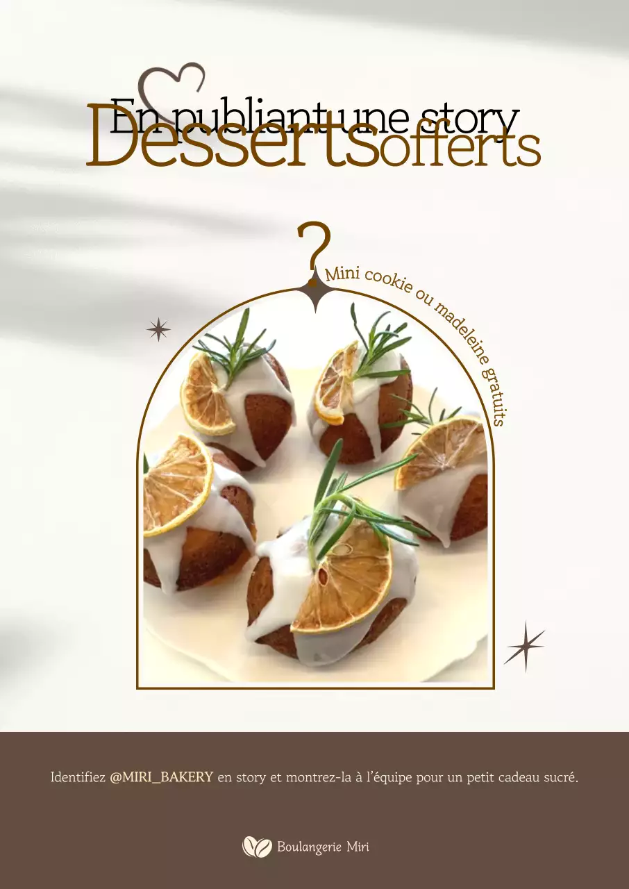 Promotion Beige Clean Dessert