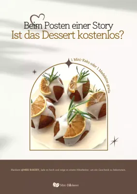 Beige Clean Dessert Promotion