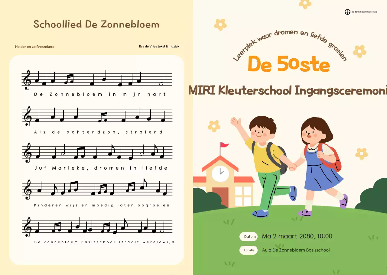 Handleiding voor de entreeceremonie van de beige baby