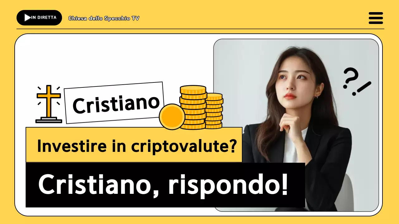 Consulenza sugli investimenti del canale cristiano moderno giallo