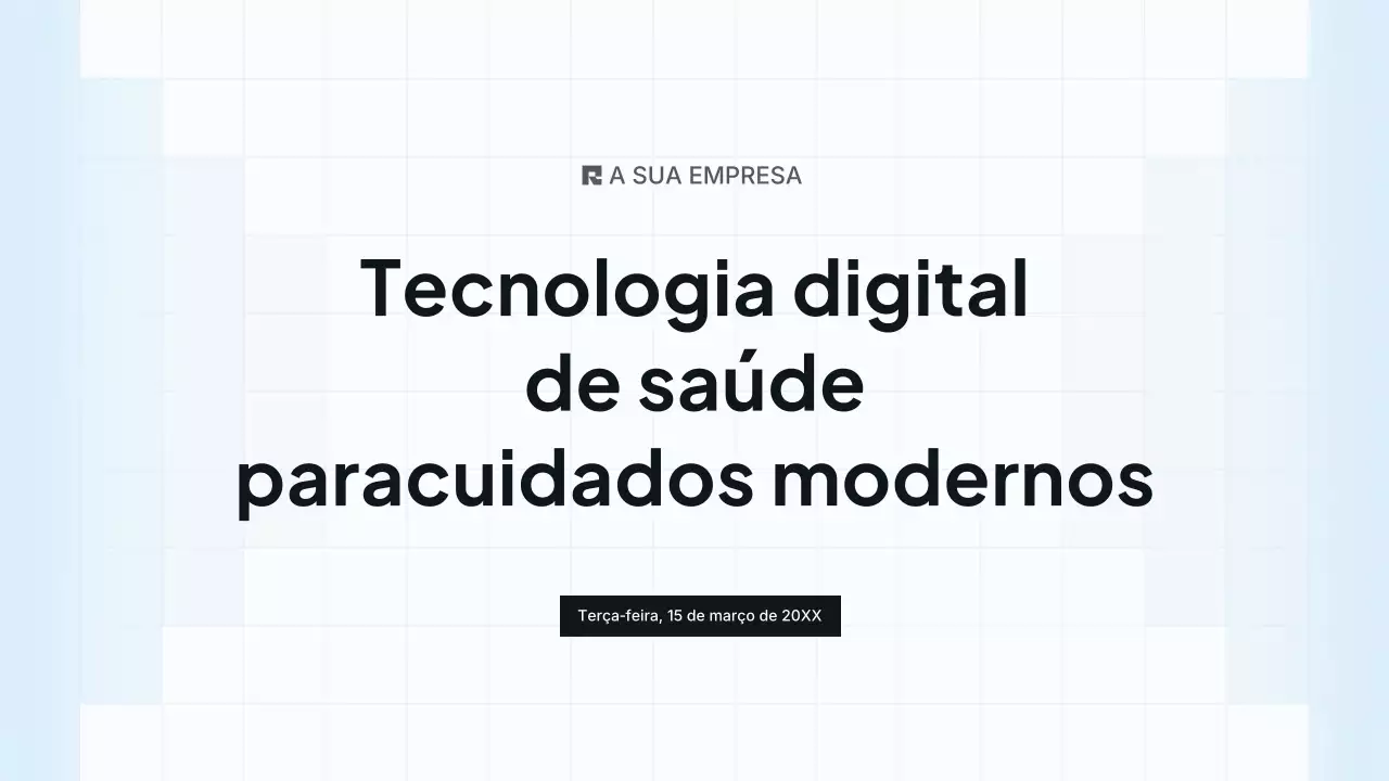 Apresentação da Blue Modern Health Tech