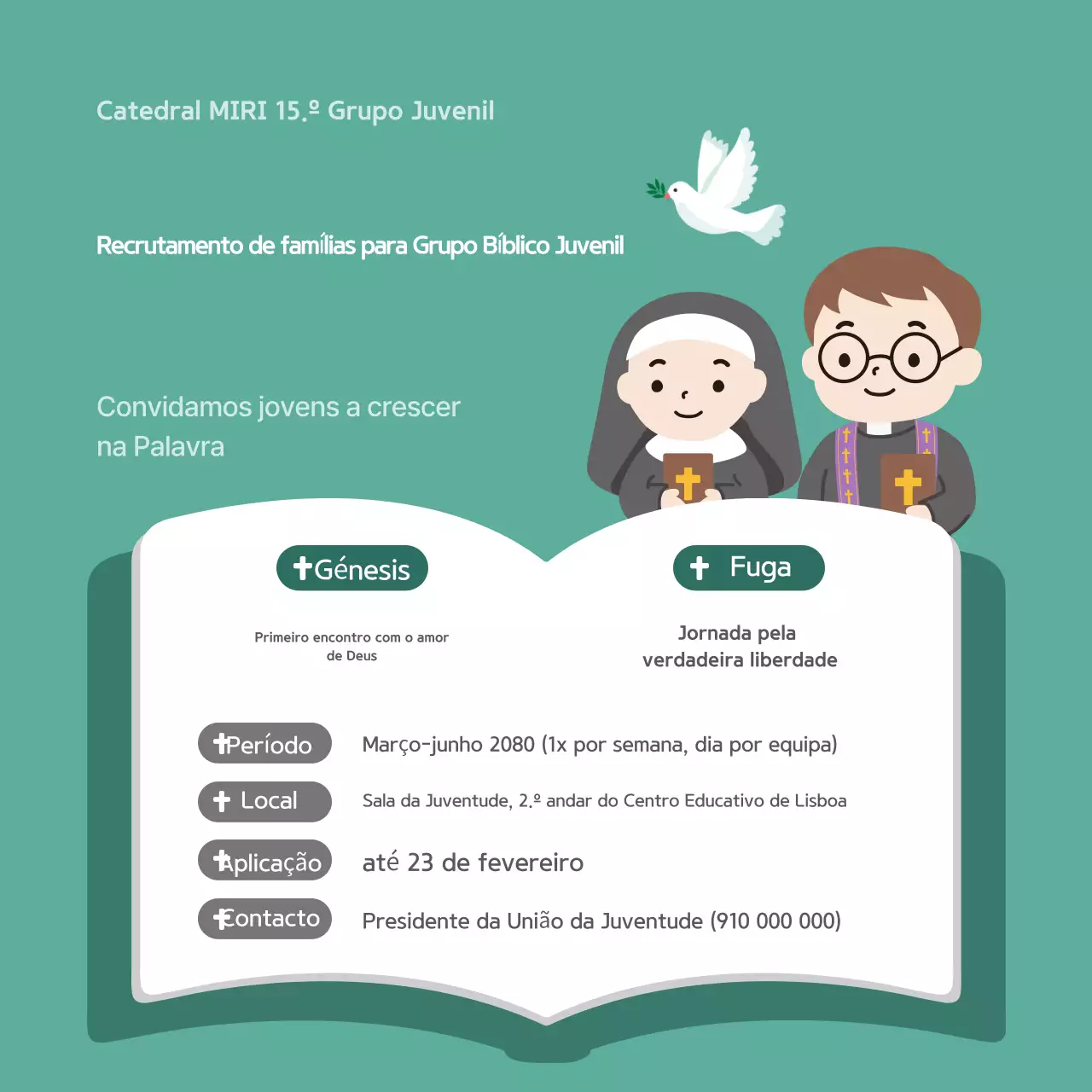 Recrutamento religioso Mint Baby