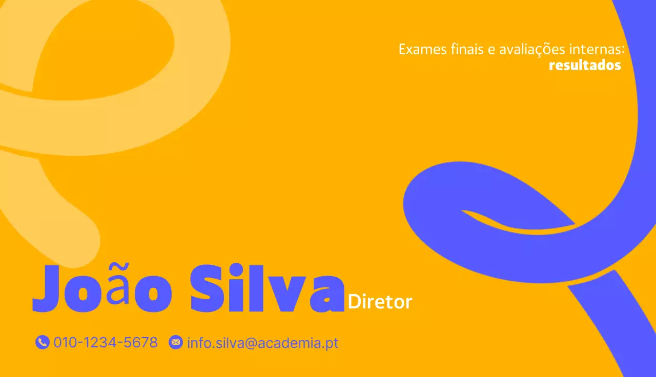 Publicidade de cartões de visita Orange Modern