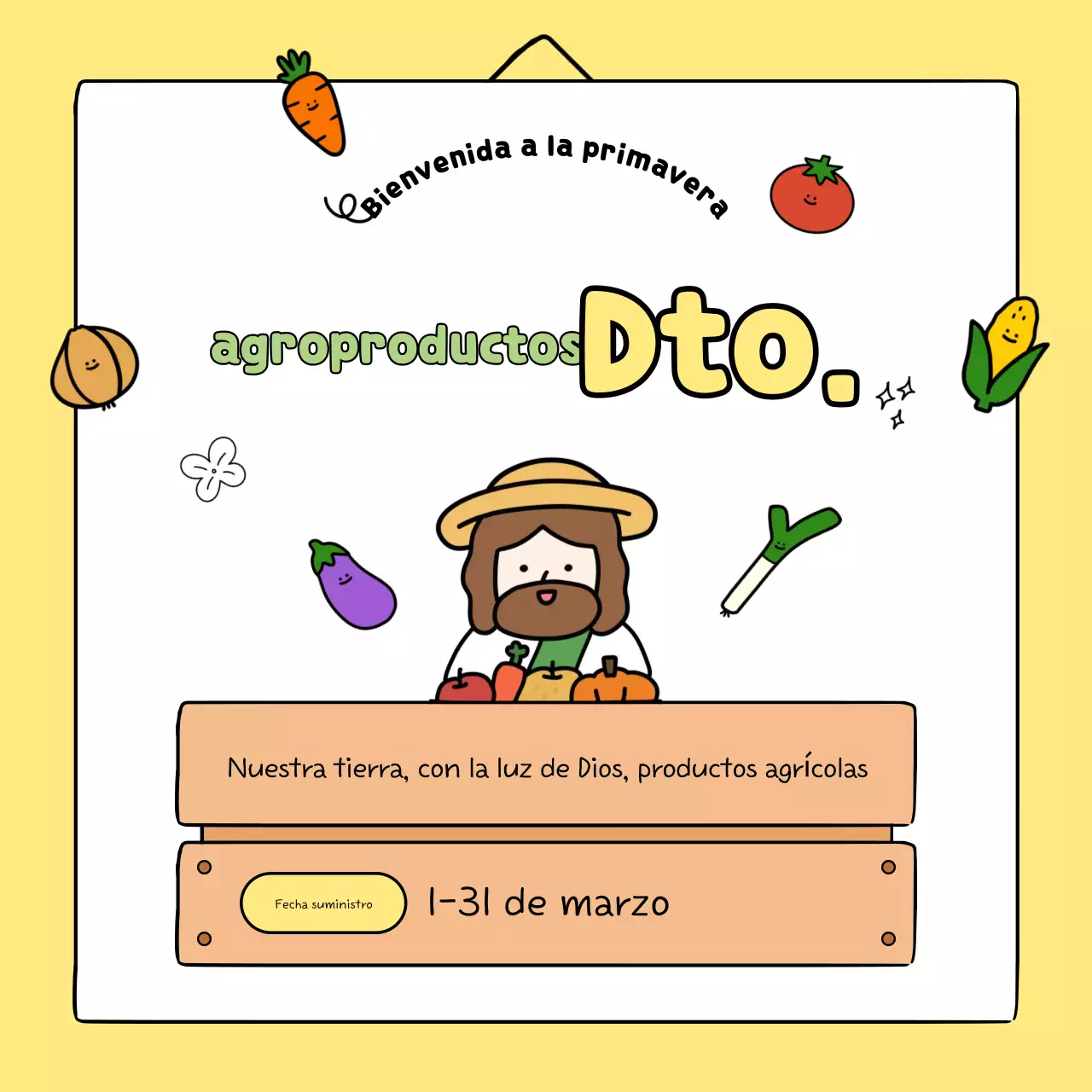 Evento de descuento en productos de Yellow Baby Farm