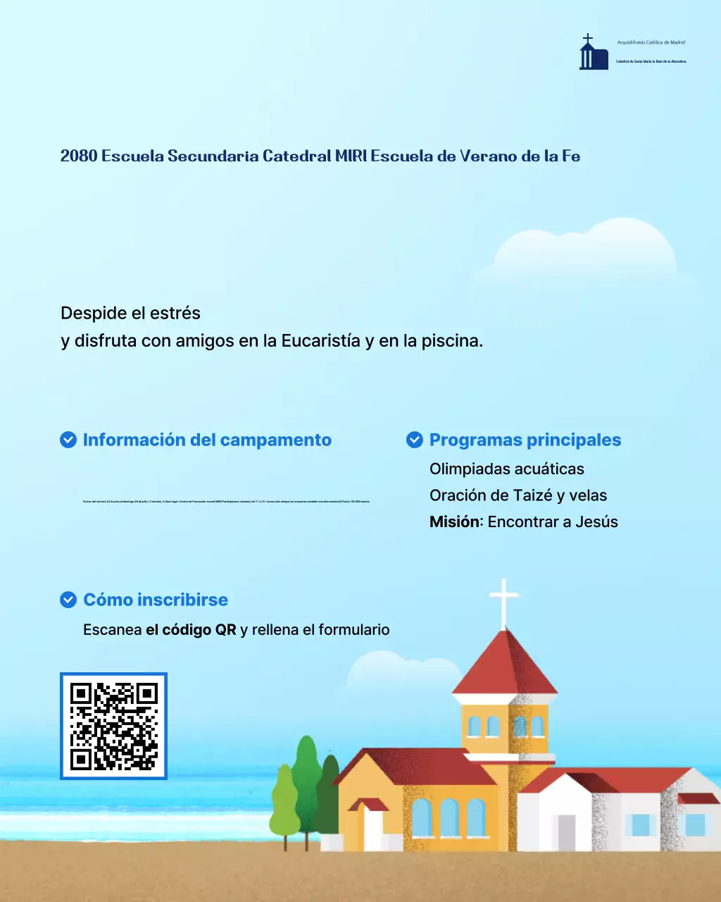 Guía del campamento de verano Sky Blue Clean