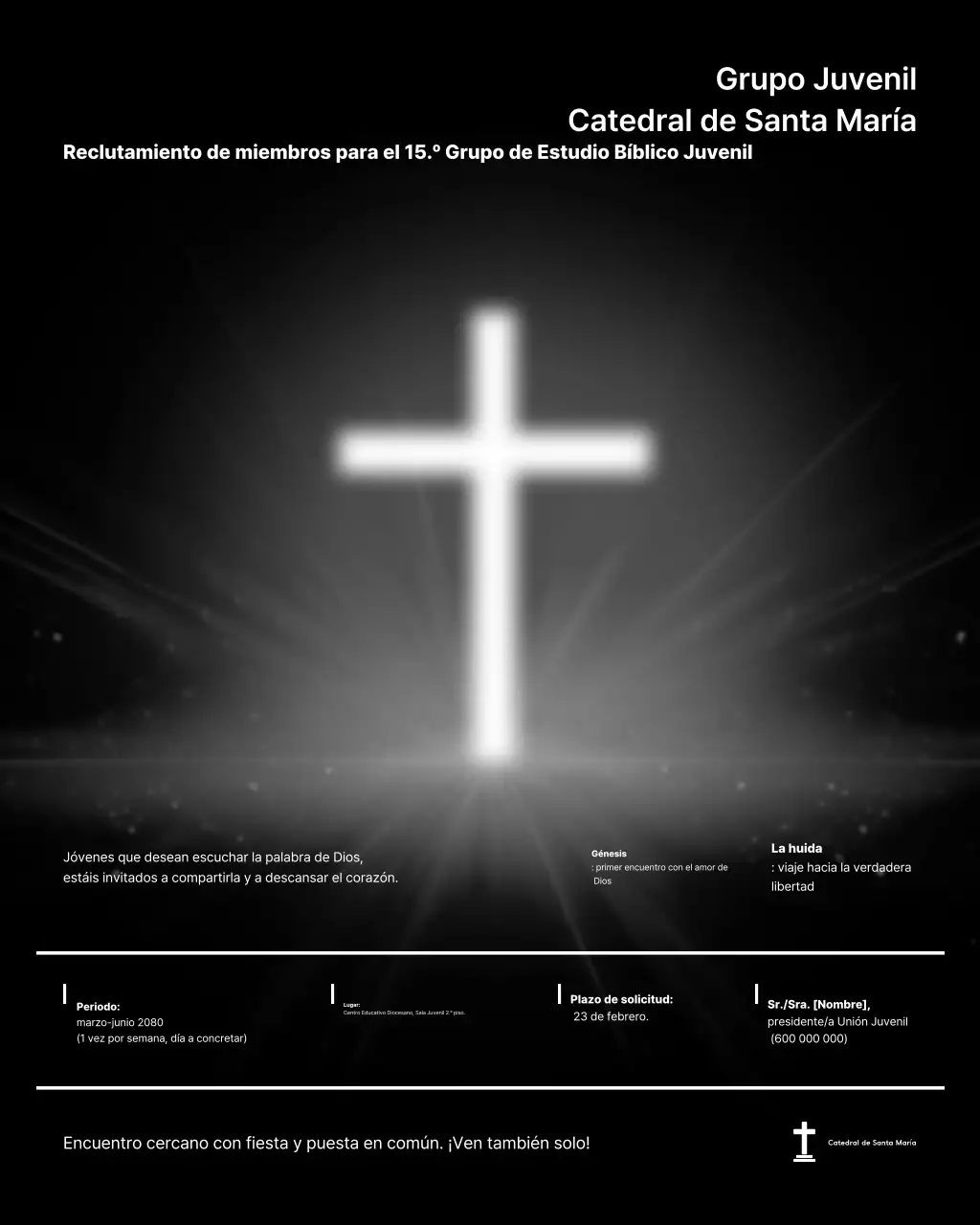 Reclutamiento religioso simple negro