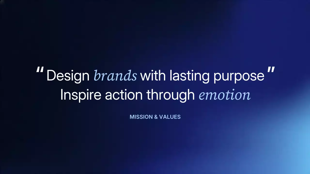 블루 모던 비즈니스 전략 프레젠테이션