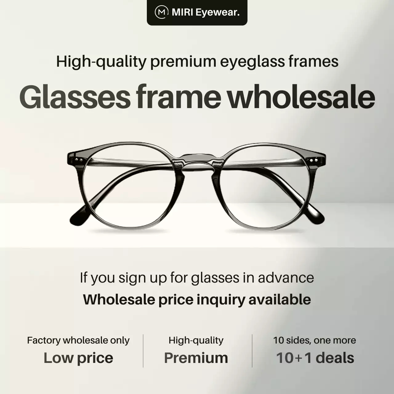 khuyến mãi kính mắt hiện đại màu xám