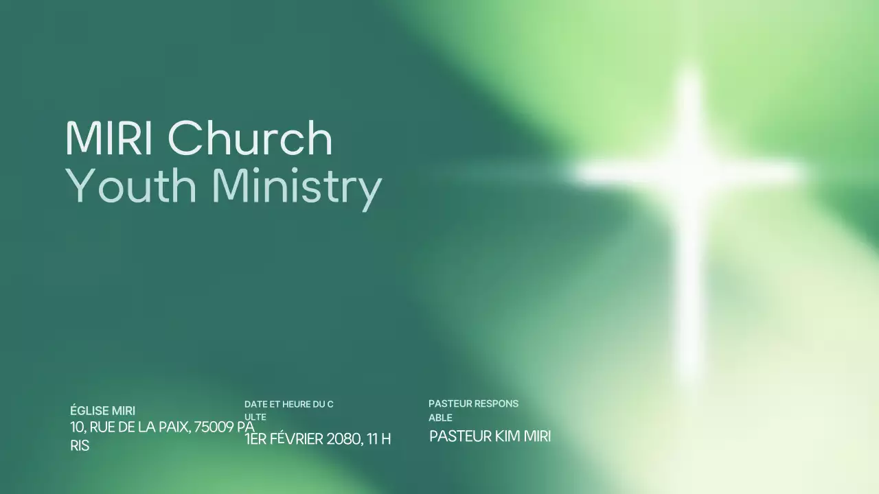 Guide de culte simple de Mint