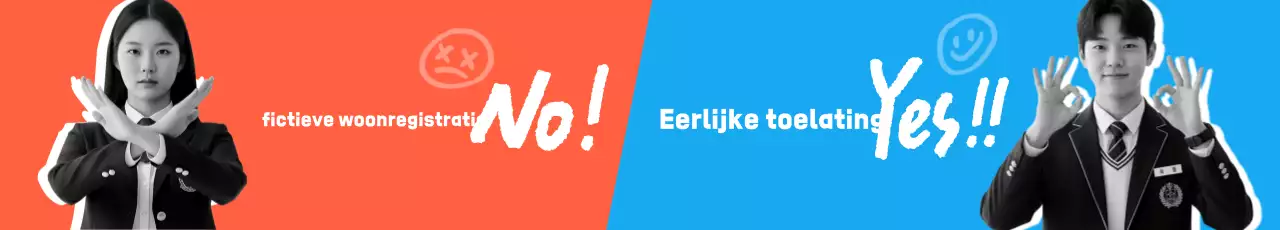 Promotie van de Oranje Contrast Educatiecampagne