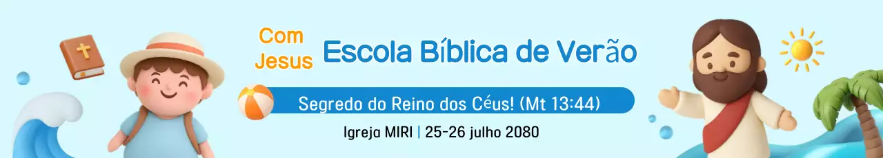 Evento da Escola Bíblica Infantil Azul Celeste