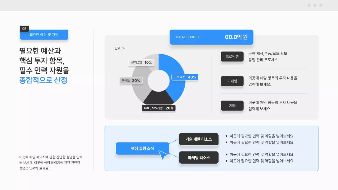 파랑 모던 스마트기기 기획