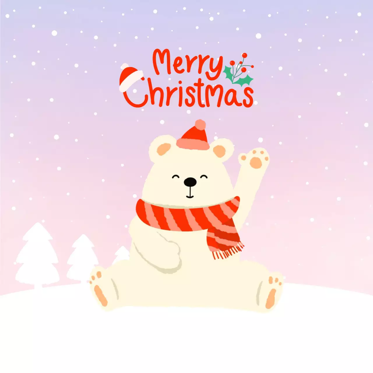 포슬포슬 하얀 곰의 크리스마스