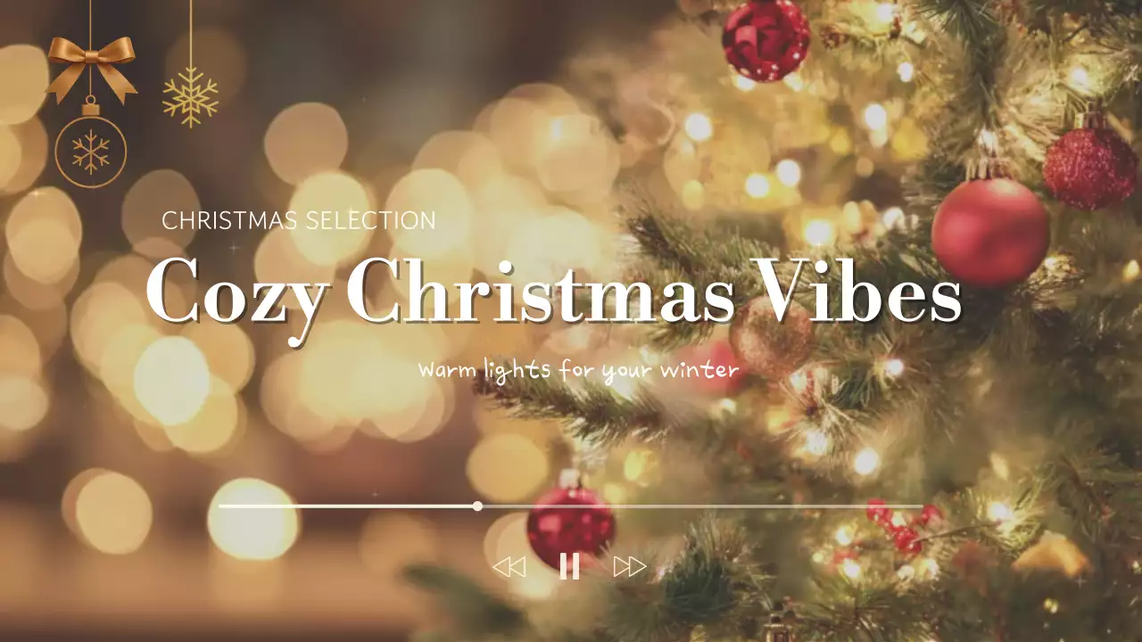 금색 클래식 크리스마스 플레이리스트