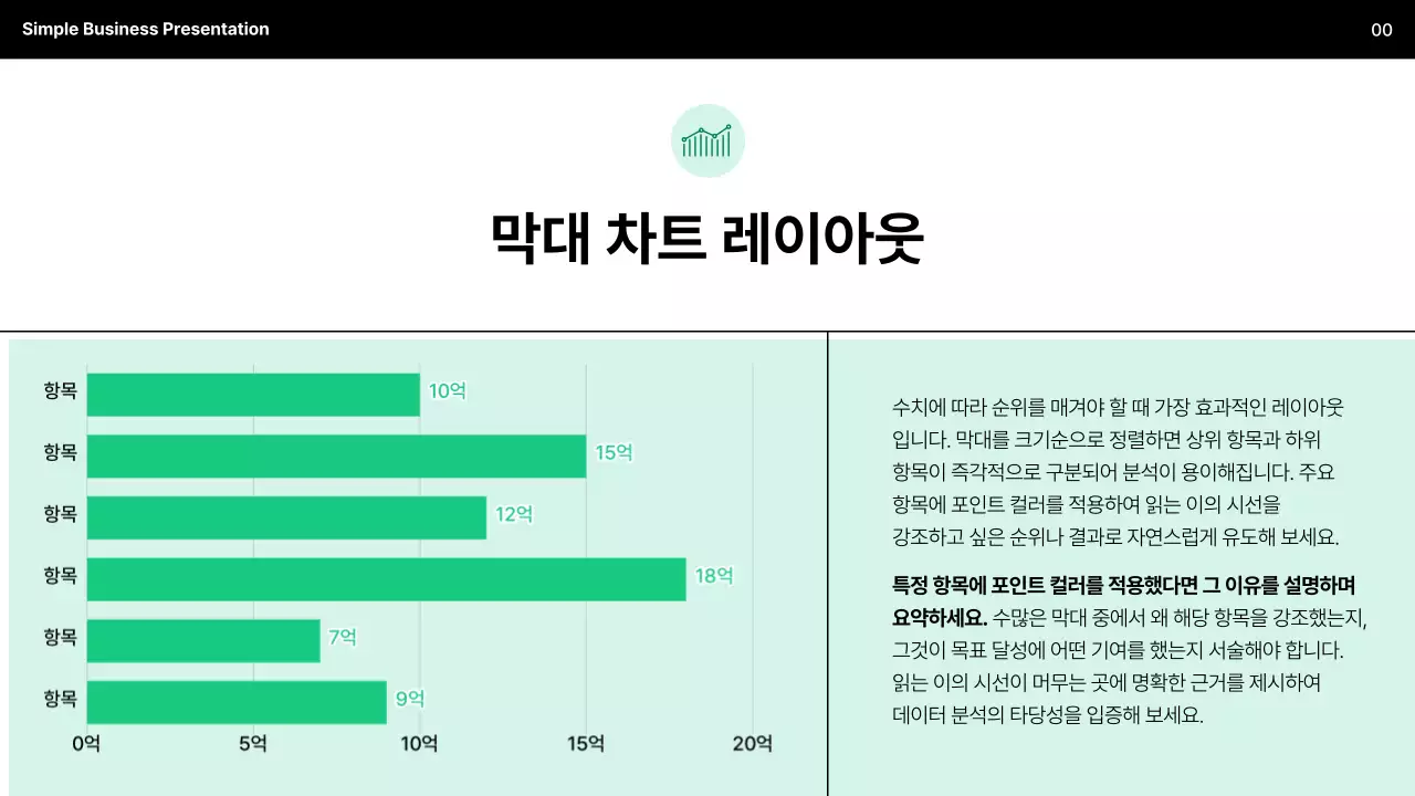 민트 심플 비즈니스 설명