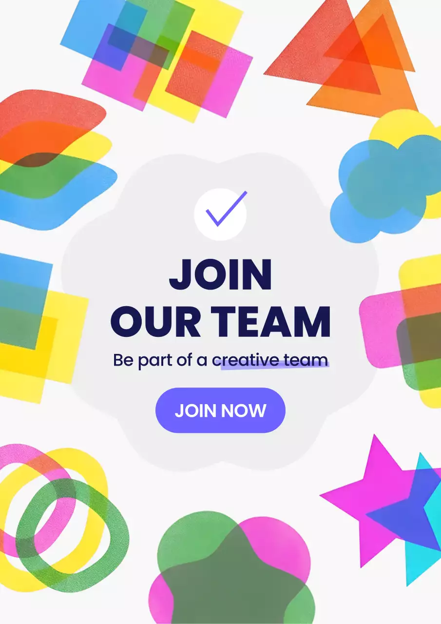 Risograph Overlay Color Shapes