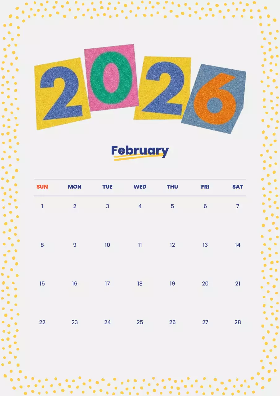 Colorful Retro Number Pack