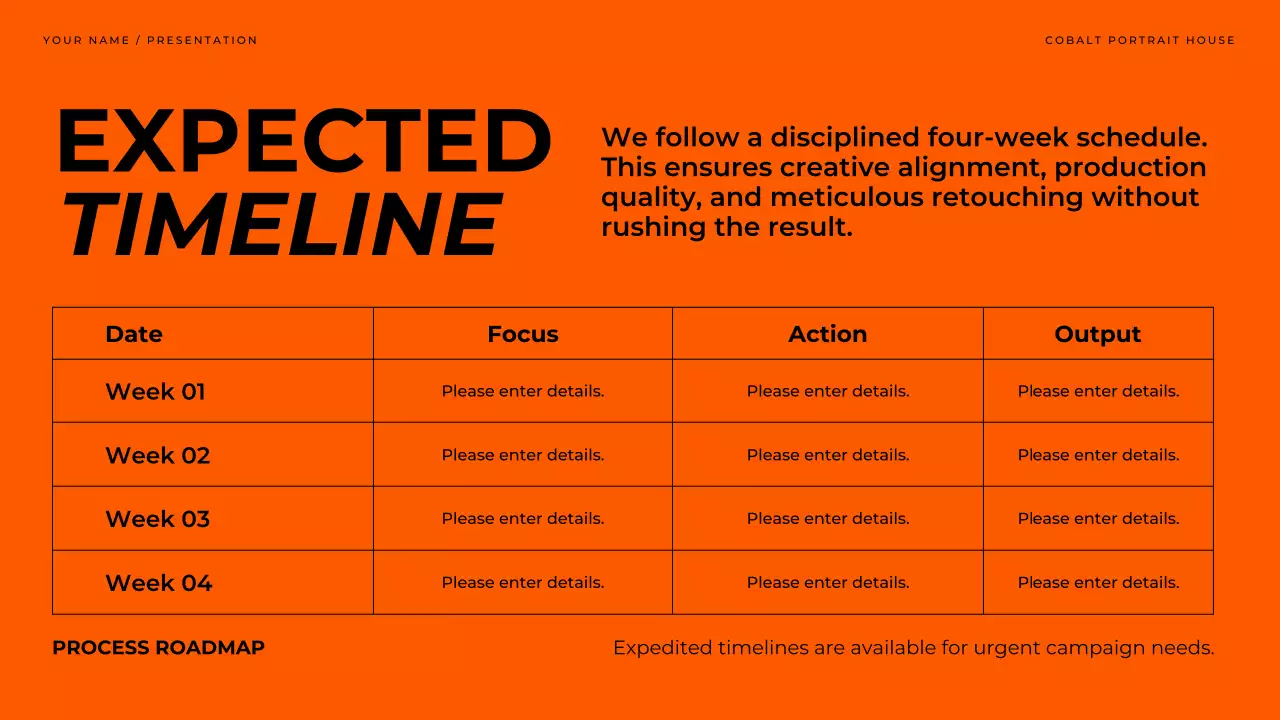 오렌지 모던 스튜디오 기획 발표