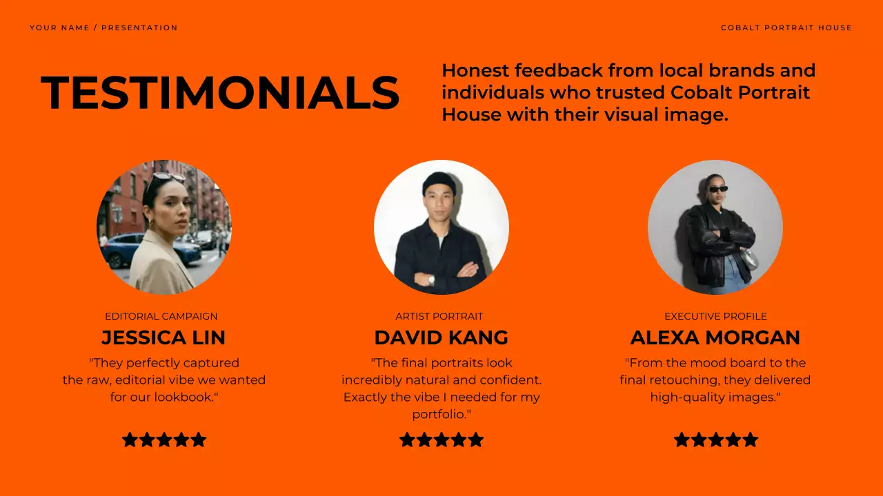 오렌지 모던 스튜디오 기획 발표