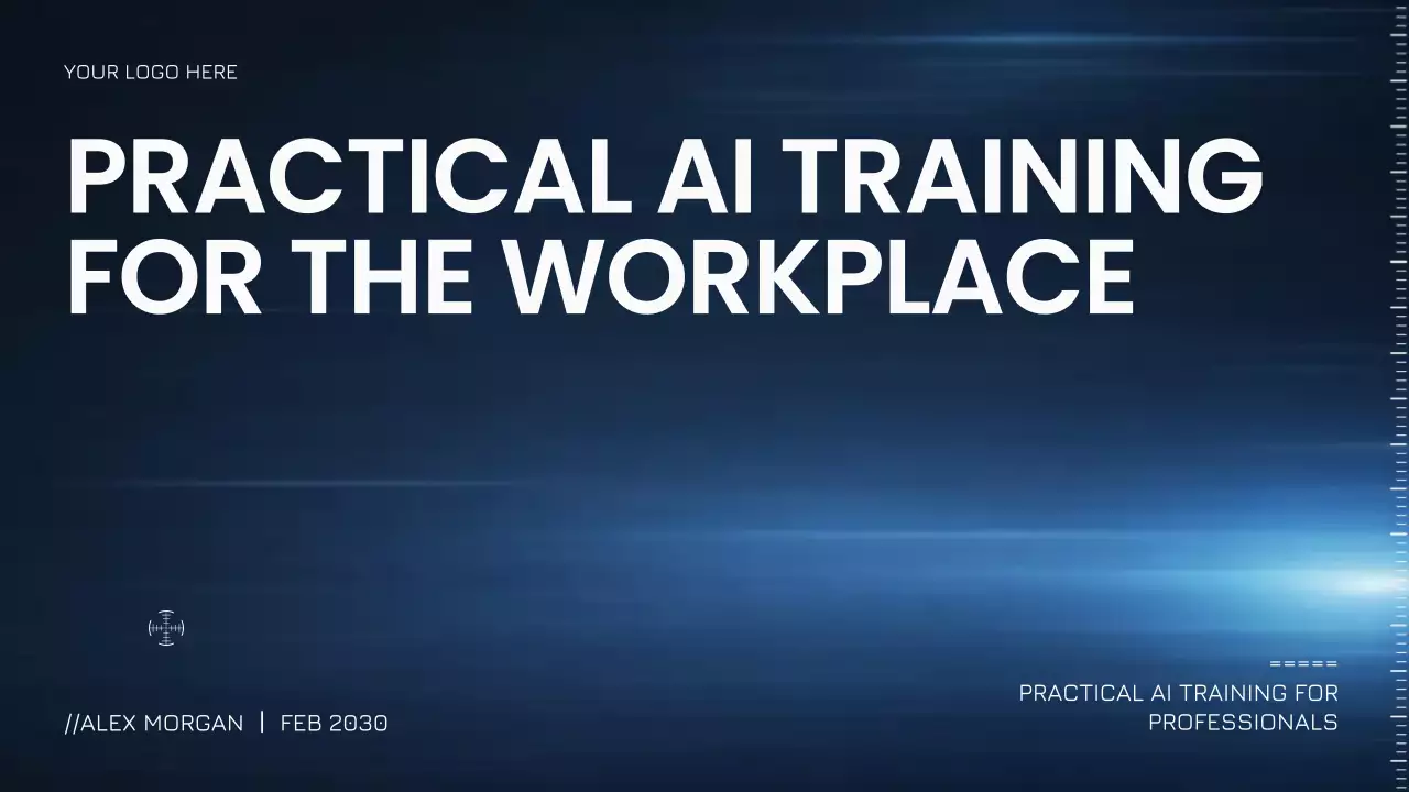 Blue Modern AI Course Guide