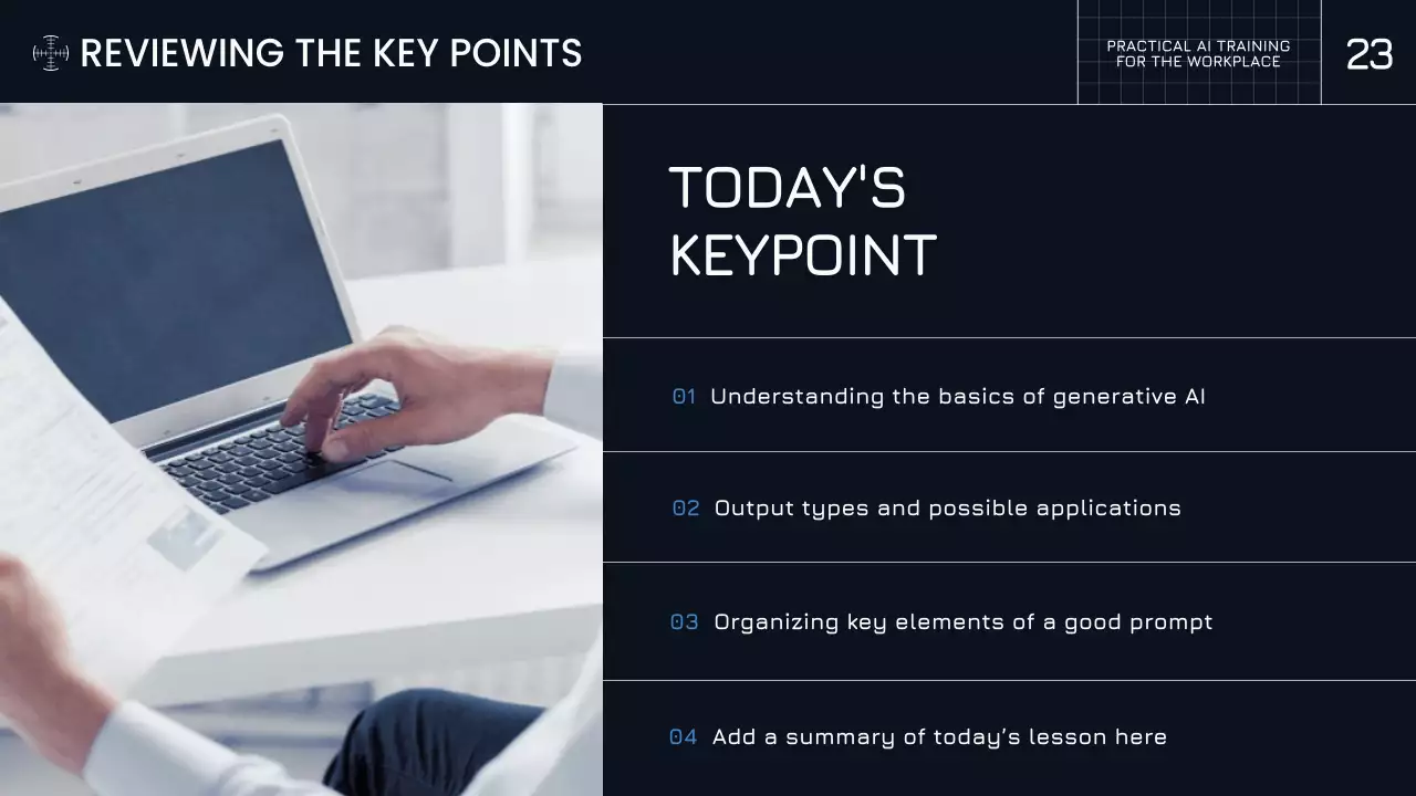 블루 모던 AI 교육 가이드