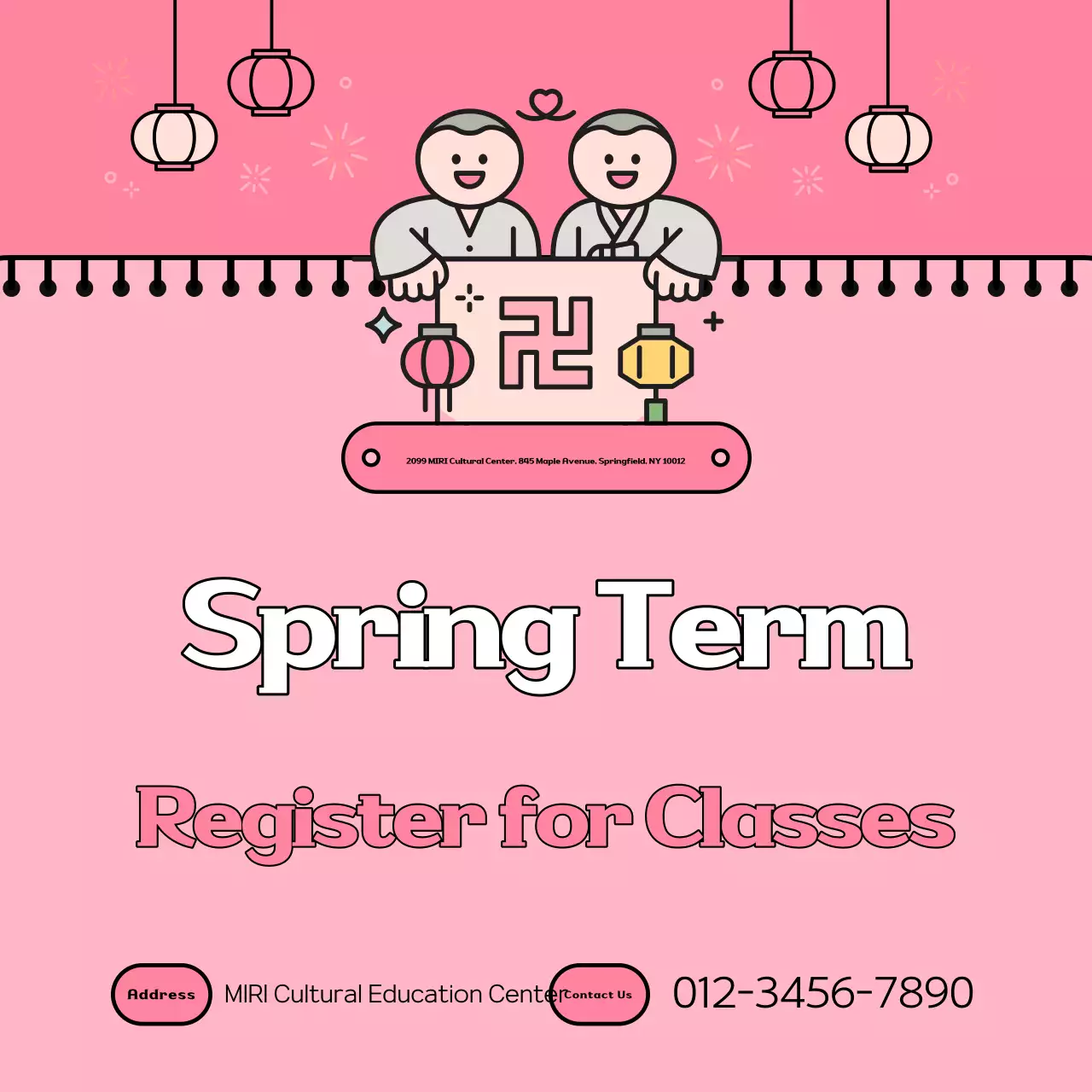 Rekrutmen Kursus Budaya Tradisional Pink