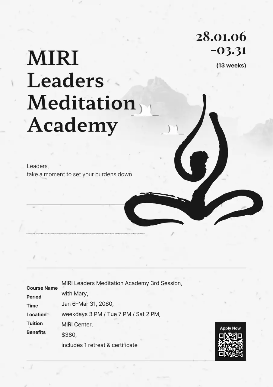 Hướng dẫn thiền định đơn giản đen trắng