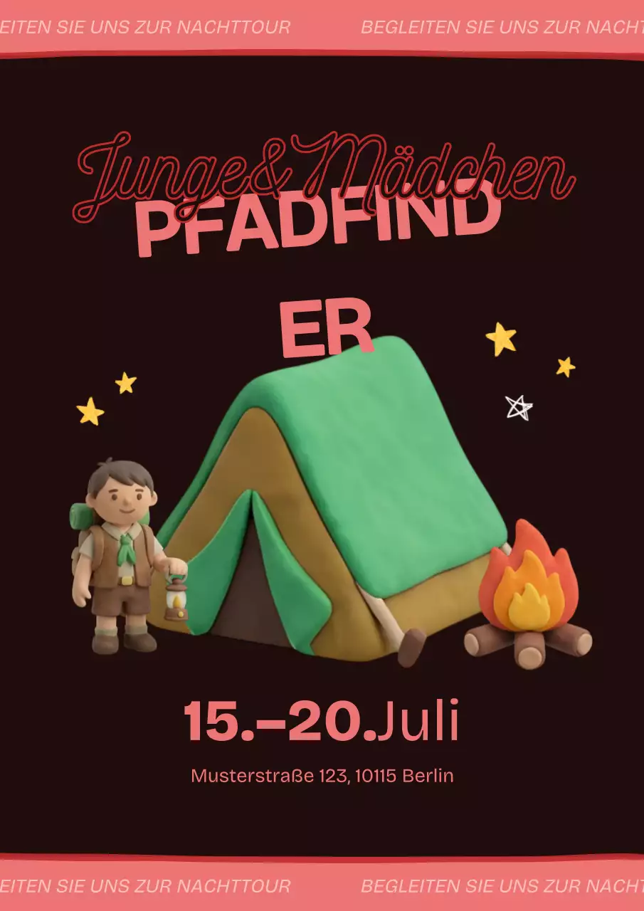 Brown Retro Scout Event