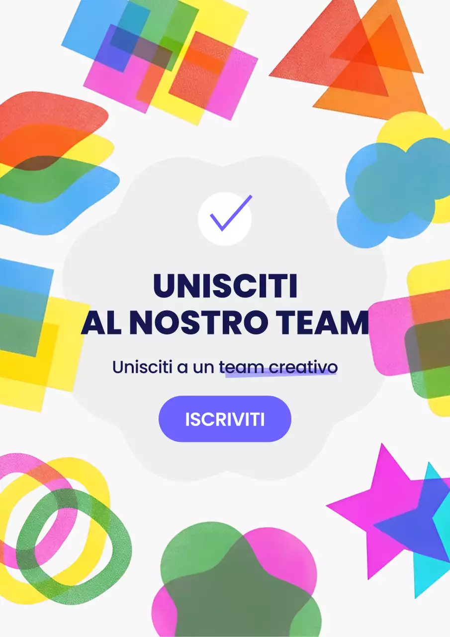 Forme di colore sovrapposte Risograph