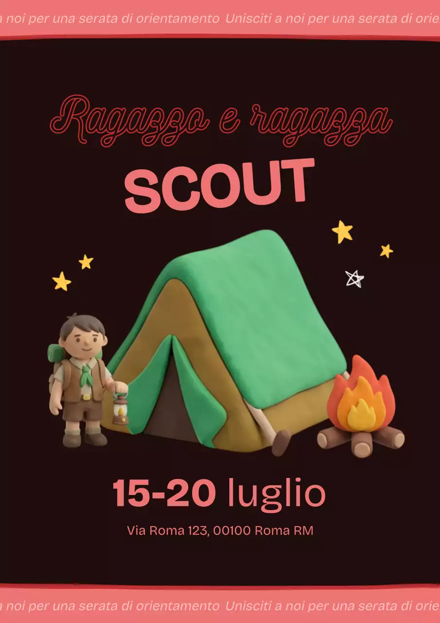 Evento Brown Retro Scout