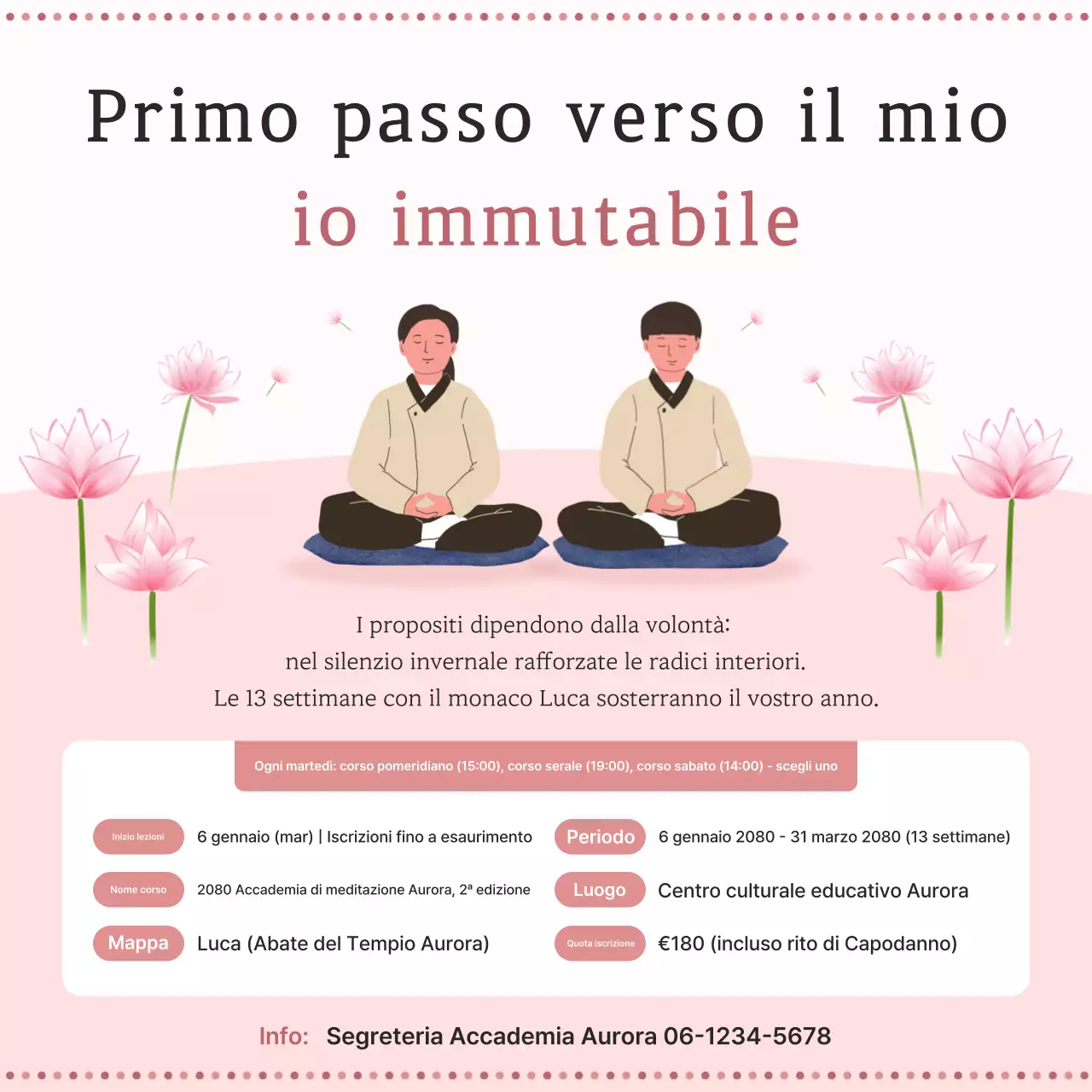 Guida alla meditazione orientale rosa