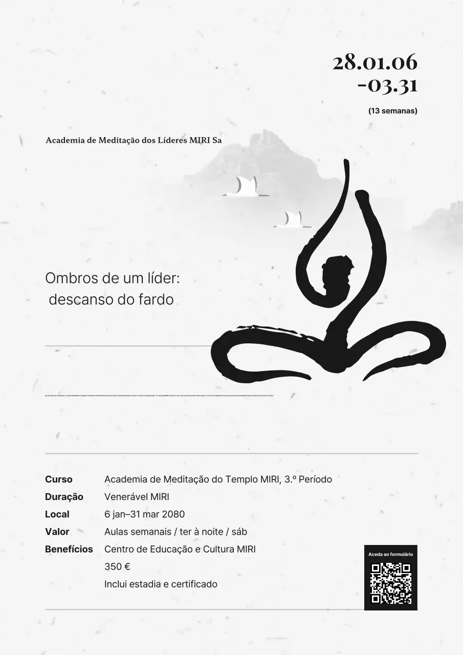 Guia de Meditação Simples em Preto e Branco