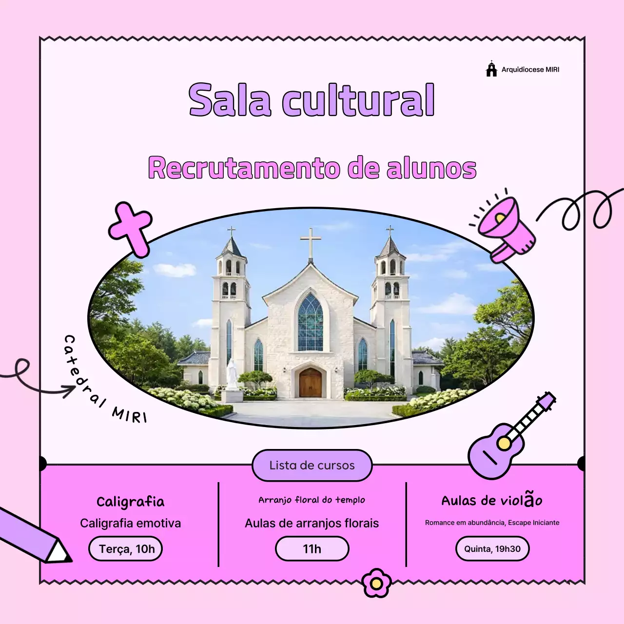 Recrutamento aberto para a turma Pink Baby Culture