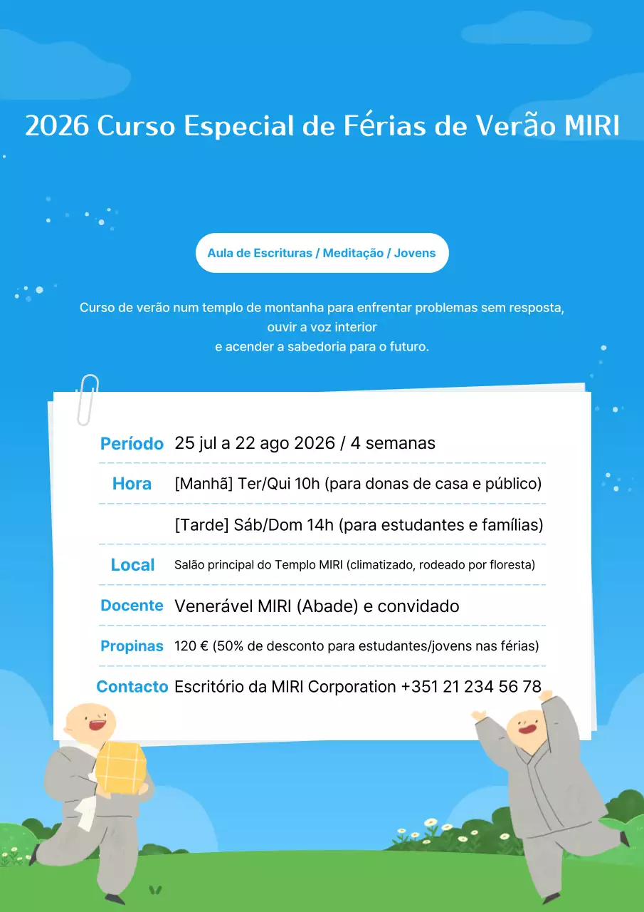 Guia Educacional Azul Limpo