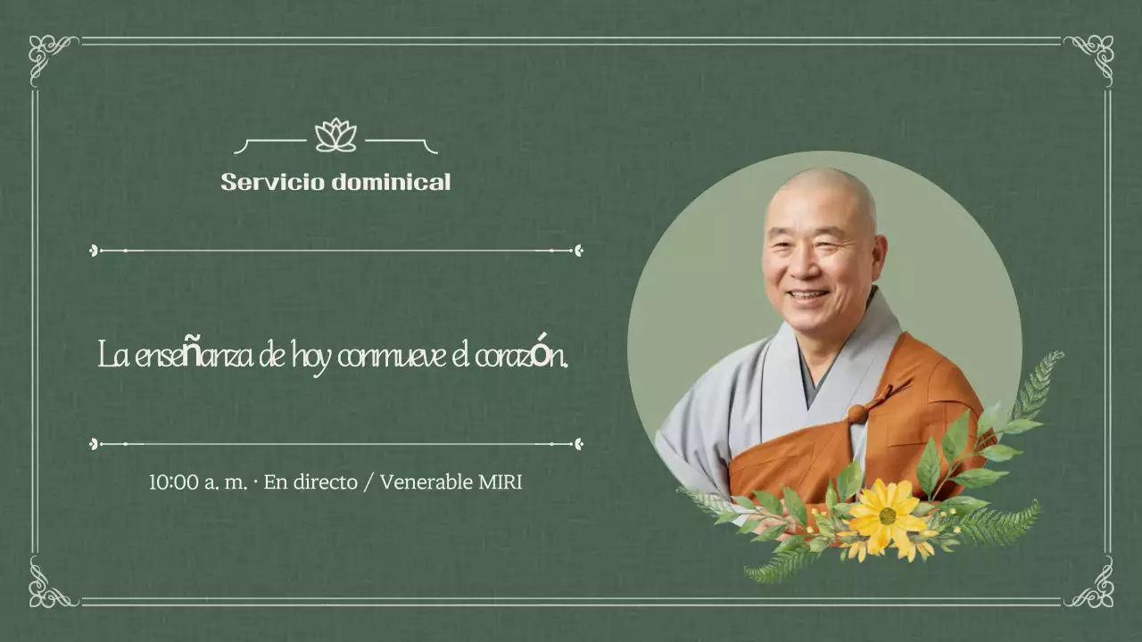 Guía de conferencias budistas tradicionales de Kaki