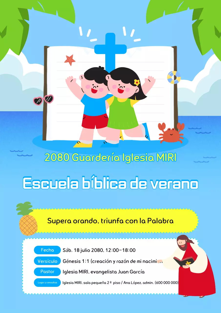 Guía de la Escuela Bíblica de Verano Blue Baby