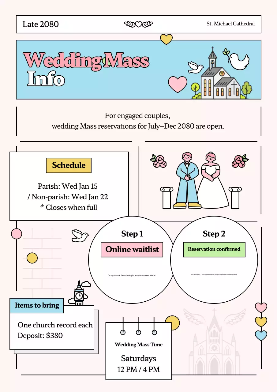 Cẩm nang đám cưới màu hồng cho bé