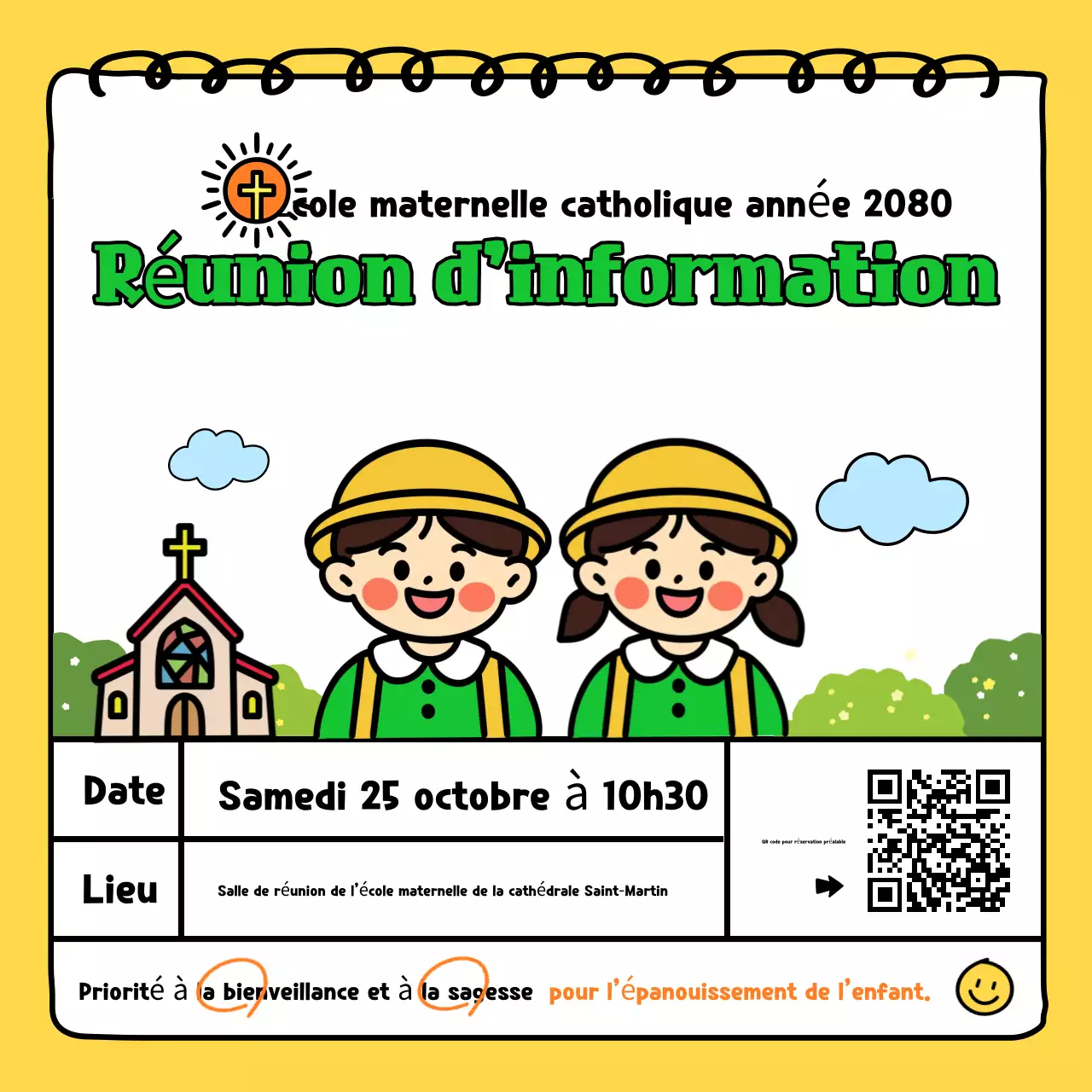 Guide de recrutement pour la maternelle Yellow Baby